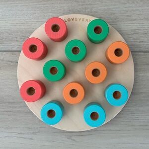 Lovevery Wooden Stacking Pegboard